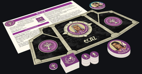 House Ecaz, expansion components fanned out in a purple color