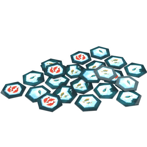 Sample fish tiles