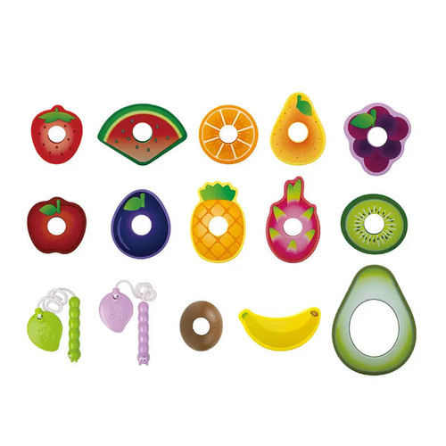Contents: Food slices and worm/caterpillars 