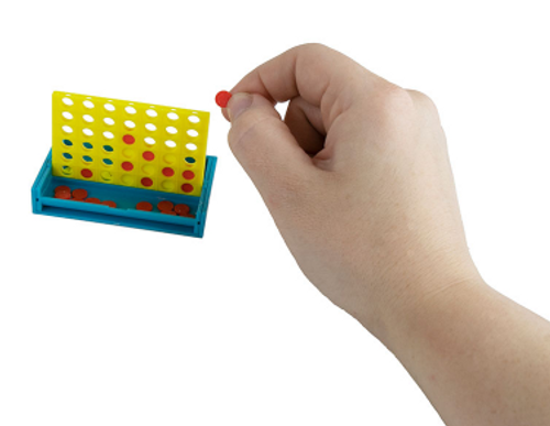 World's Smallest Connect 4 to scale