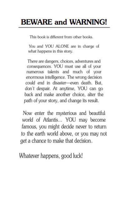 Journey Under the Sea interior page
