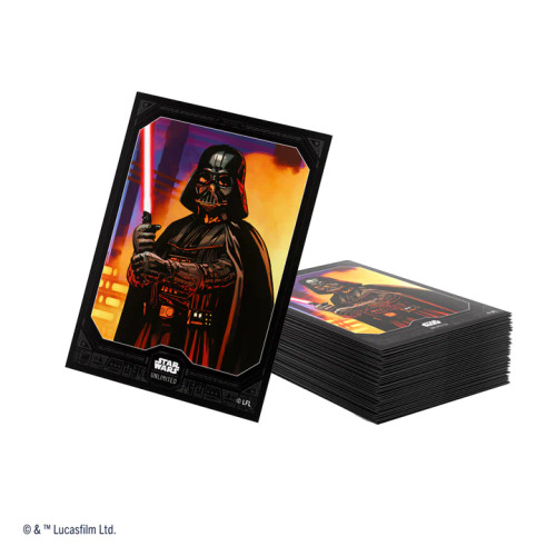 Darth Vader art sleeves in a stack