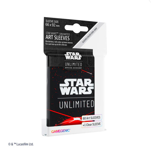Space Red Art Sleeves packaging