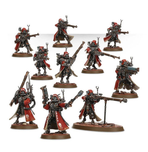 Skitarii Rangers, 10 miniatures assembled and painted
