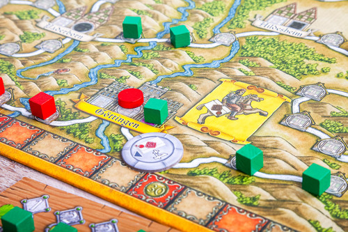 Hansa Teutonica board and pieces