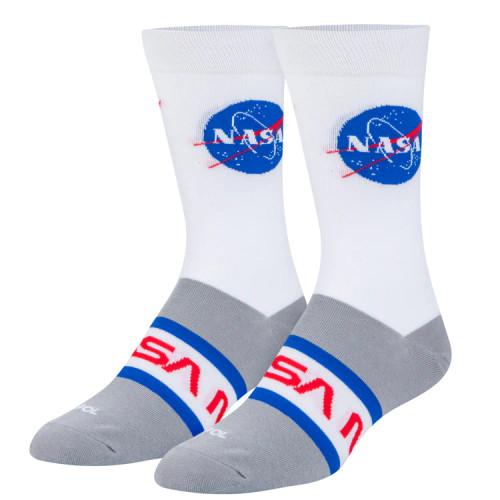 NASA Badges socks frontview