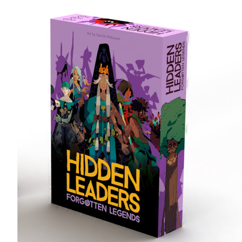 Hidden Leaders: Forgotten Legends box cover showing the new heroes included in the expansion