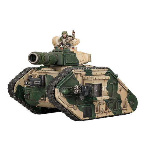 Leman Russ Battle Tank miniature, assembled and painted