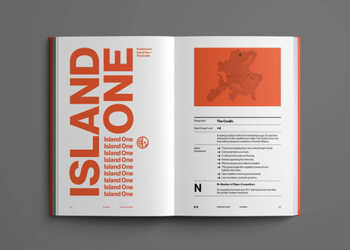 Bright Orange fonts and images and the beginning of book story