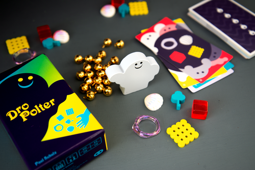 Game components, cards, ghost and other pieces