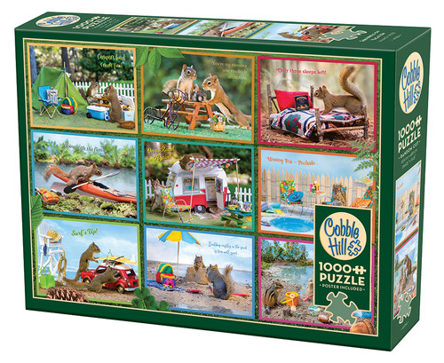 Squirrels on Vacation puzzle box