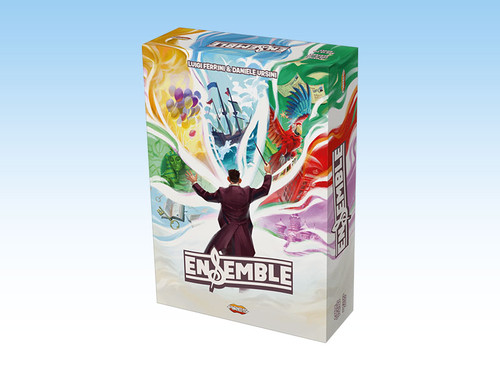 Ensemble game box, depicting a conductor from behind