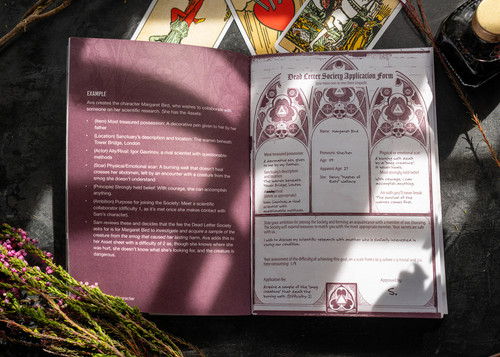 Dead Letter Society interior page spread