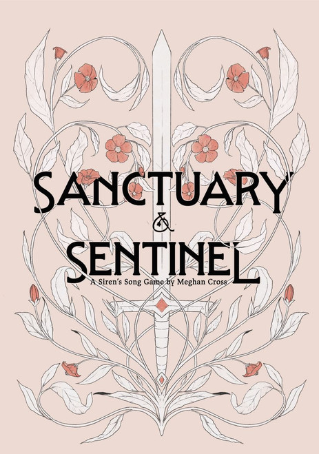 Sanctuary & Sentinel book cover, depicting vines and a sword