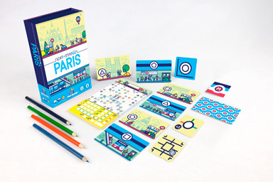 Next Station Paris box and components