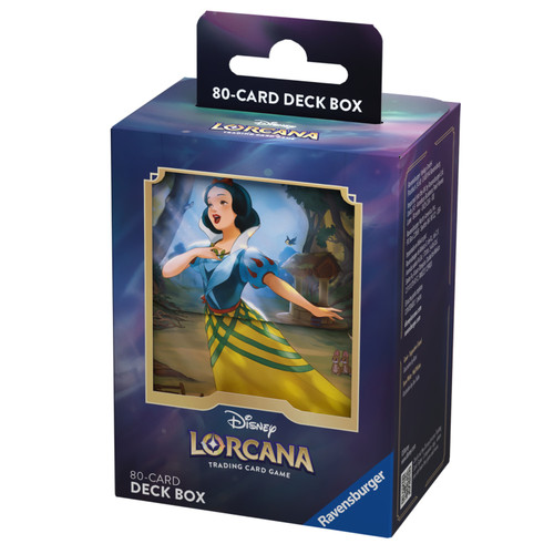 Packaging for deckbox featuring Snow White art