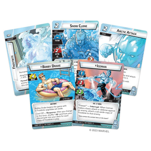 Iceman Hero example cards