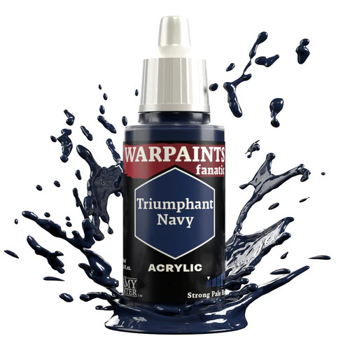 Triumphant Navy 18ml paint dropper bottle
