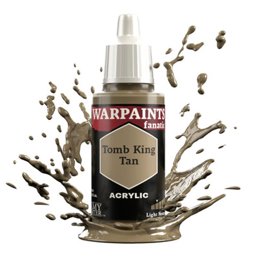 Warpaints 18ml bottle with White cap:  Tomb King Tan