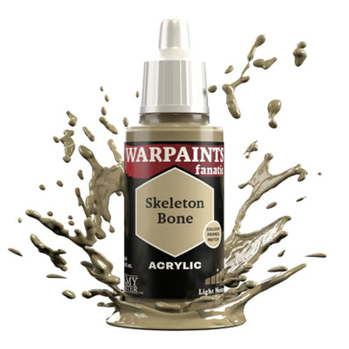 Warpaints 18ml bottle with White cap:  Skeleton Bone