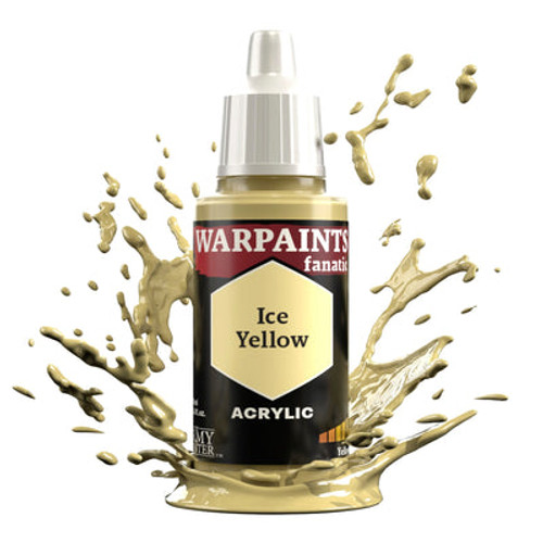 Warpaints 18ml bottle with White cap:  Ice Yellow