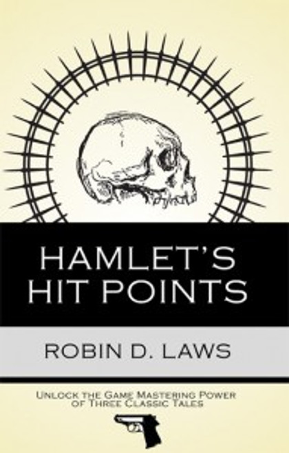 Hamlet's Hit Points book cover, art sketch depicting a skull