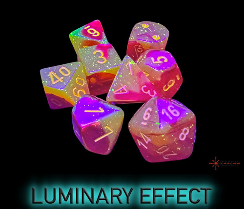 Dice with Luminary effect in the dark