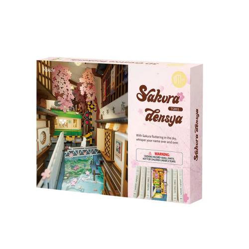 Sakura Tram book nook packaging