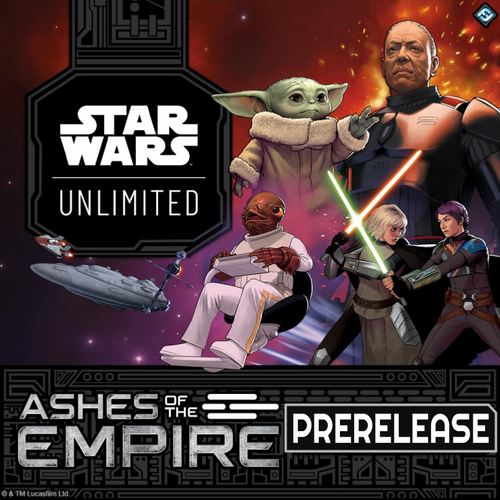 Event image, featuring key art for the Ashes of the Empire set release