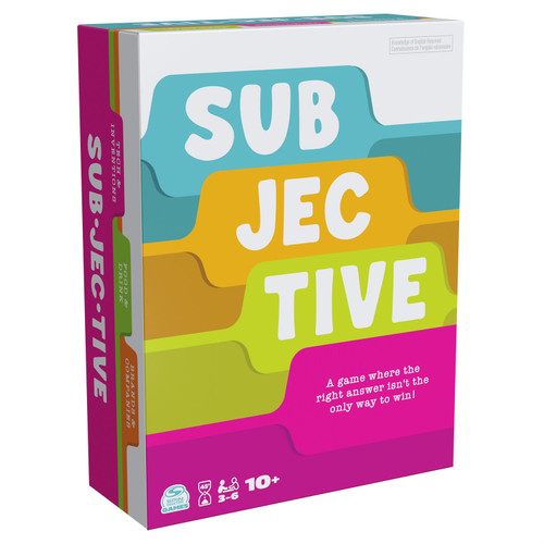 bright file tabs with Sun, Jec, Tive on them- front of game box