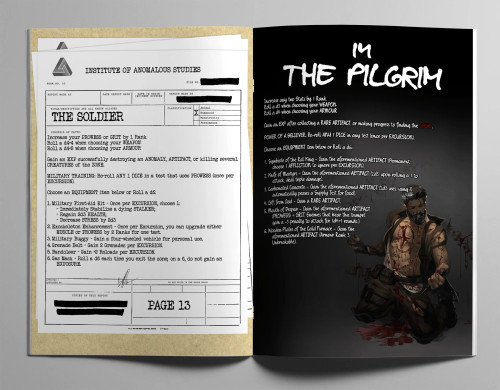 Interior page spread