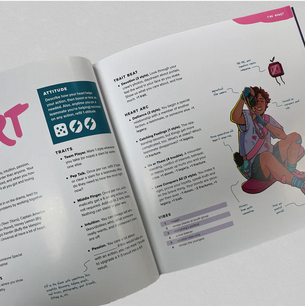 Interior page spread