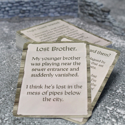 Sample card: Lost Brother. 