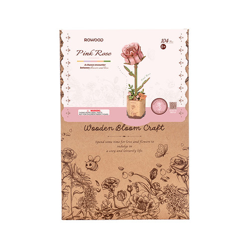 Pink Rose model kit packaging