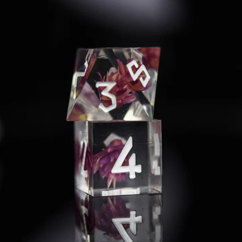 Closeup on the d8 and d6