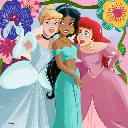 Cinderella, Jasmine and Ariel