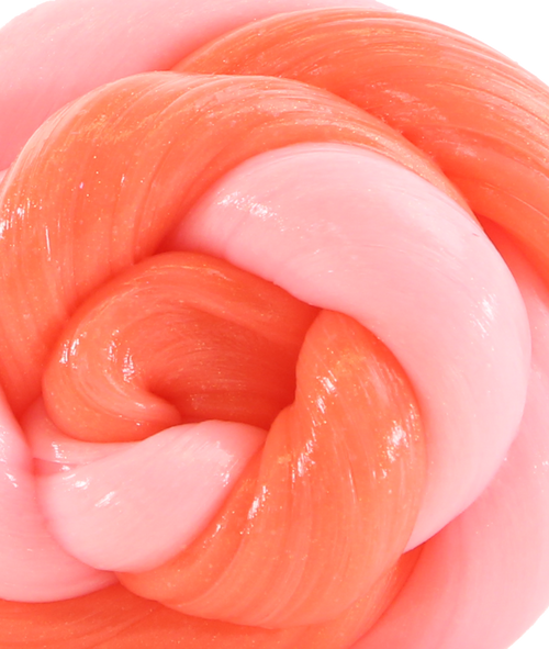 Flamingo Feathers Thinking Putty close up