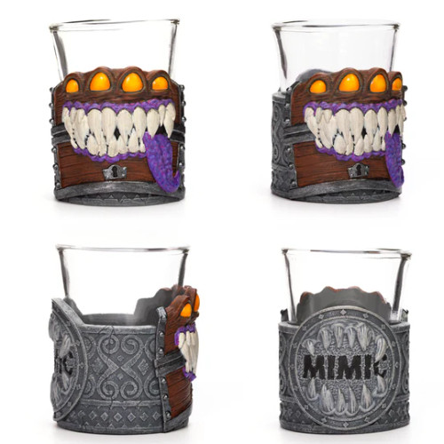 Mimic dice cup from four angles