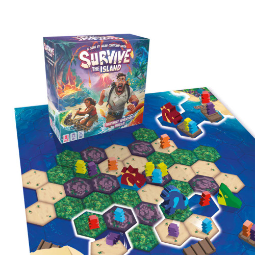 Game box and island board setup