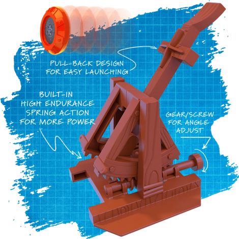 A catapult piece