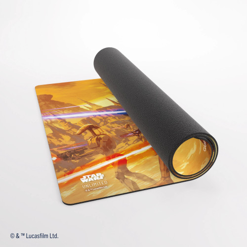 Playmat partially rolled