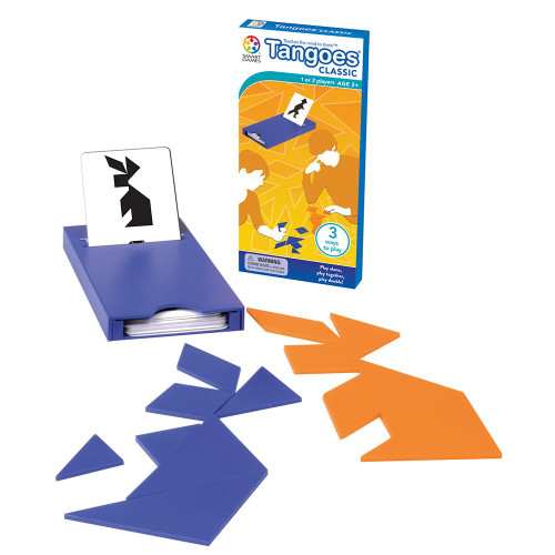 Tangoes shapes arranged in the shape of rabbits