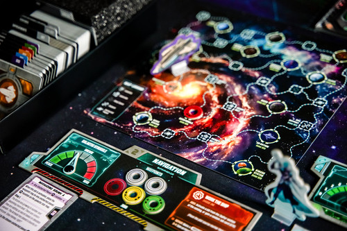 A navigation board and space map
