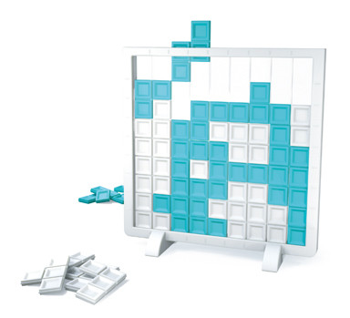 Game board with a game in progress