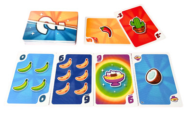Game cards depicting fruits and plants