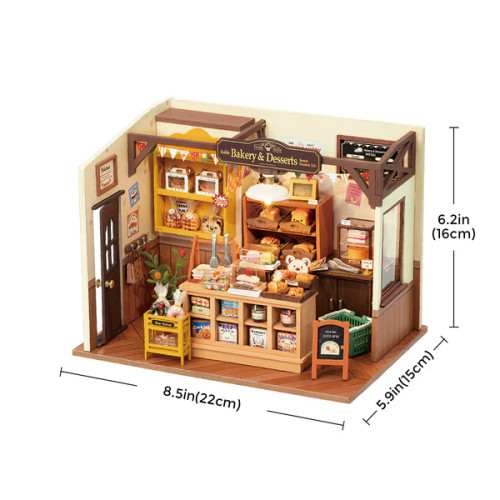 Model with dimensions listed