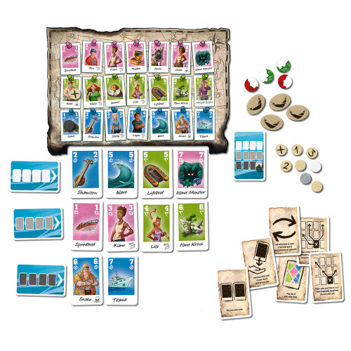 Game components and cards