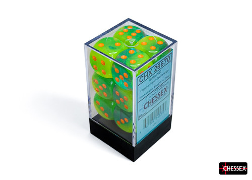 Dice in clear packaging