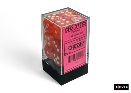 Dice in clear packaging