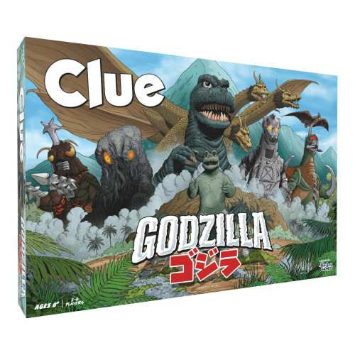 Game box depicting Kaiju creatures from the Godzilla movies and media